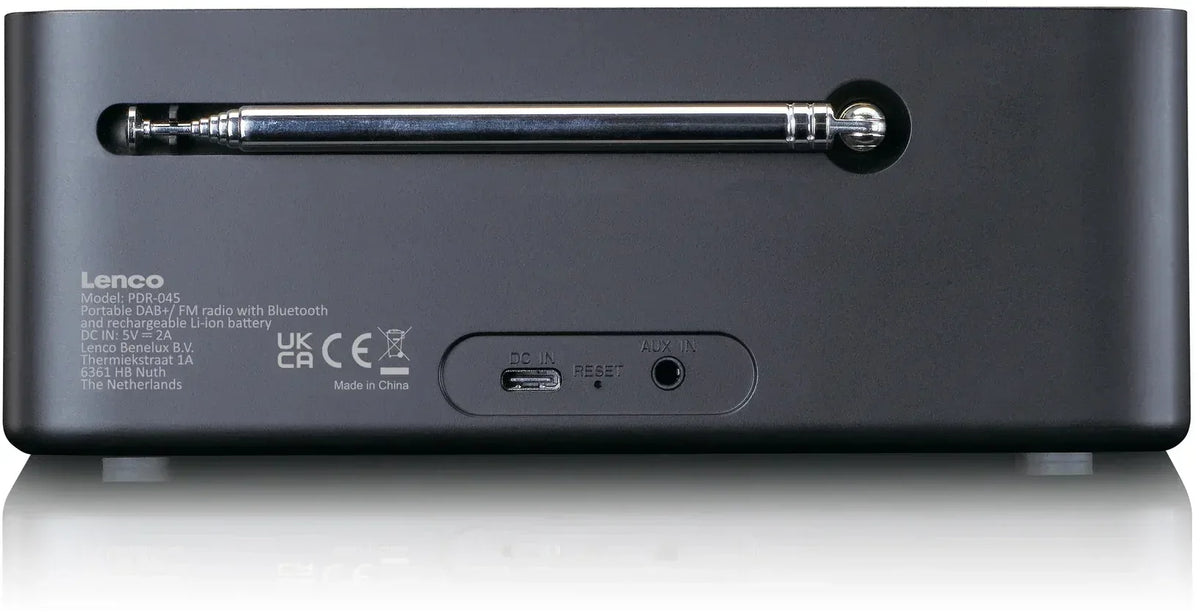Lenco Portable Internet Dab+ Bluetooth Radio Black - Essentify