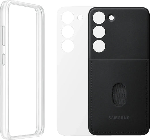 Samsung Frame Cover Galaxy S23 5G Black - Essentify