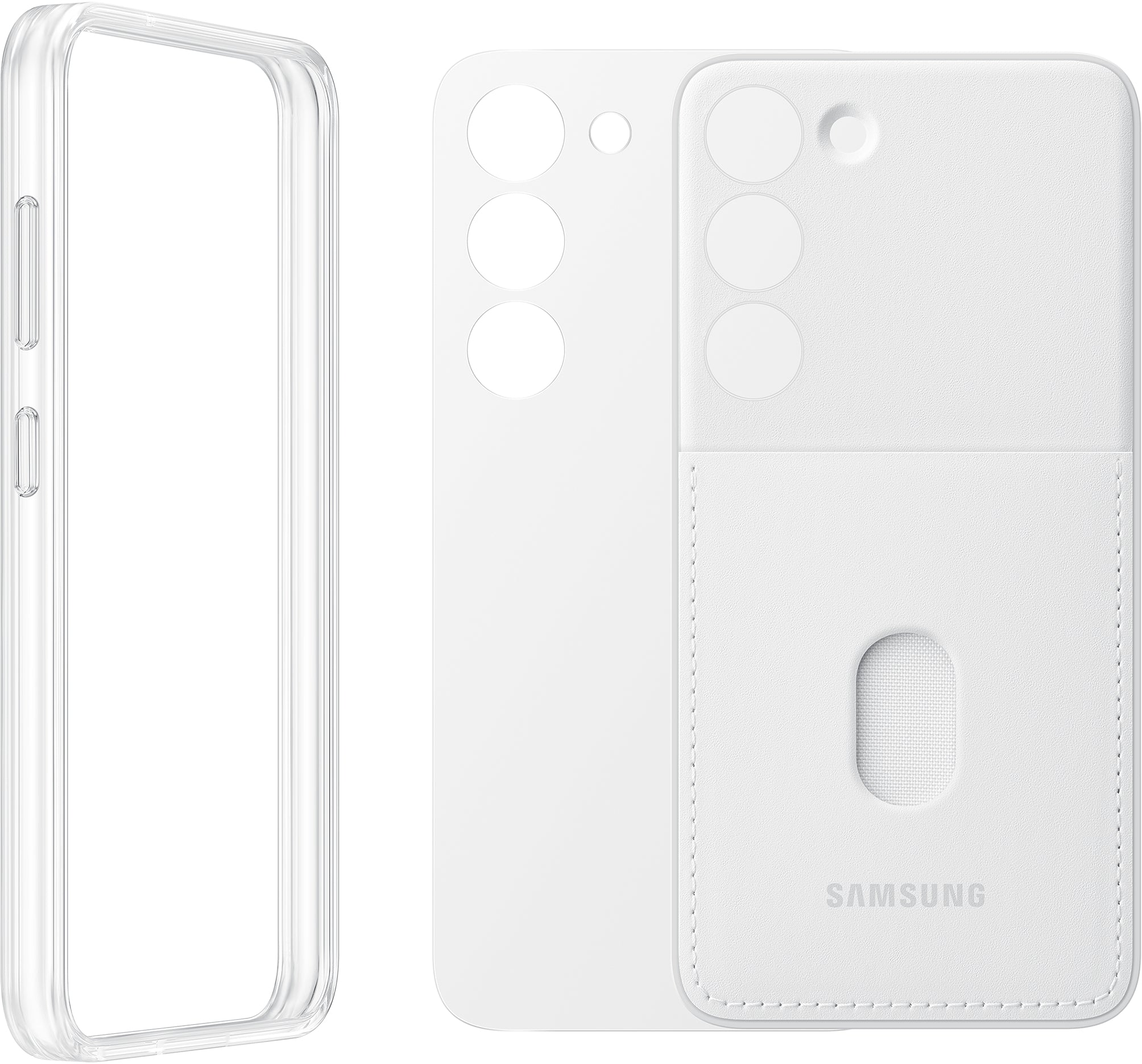 Samsung Ef-Ms911Cwegww Samsung Frame Cover Galaxy S23 5G White