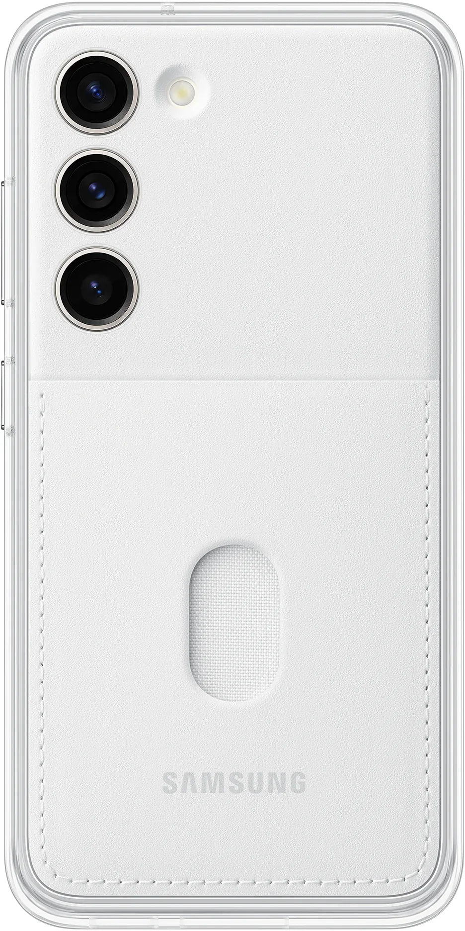 Samsung Frame Cover Galaxy S23 5G White - Essentify