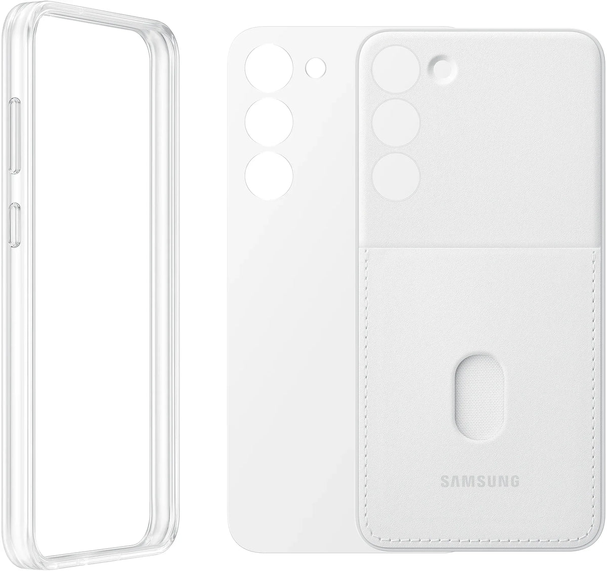 Samsung Frame Cover Galaxy S23+ 5G White - Essentify