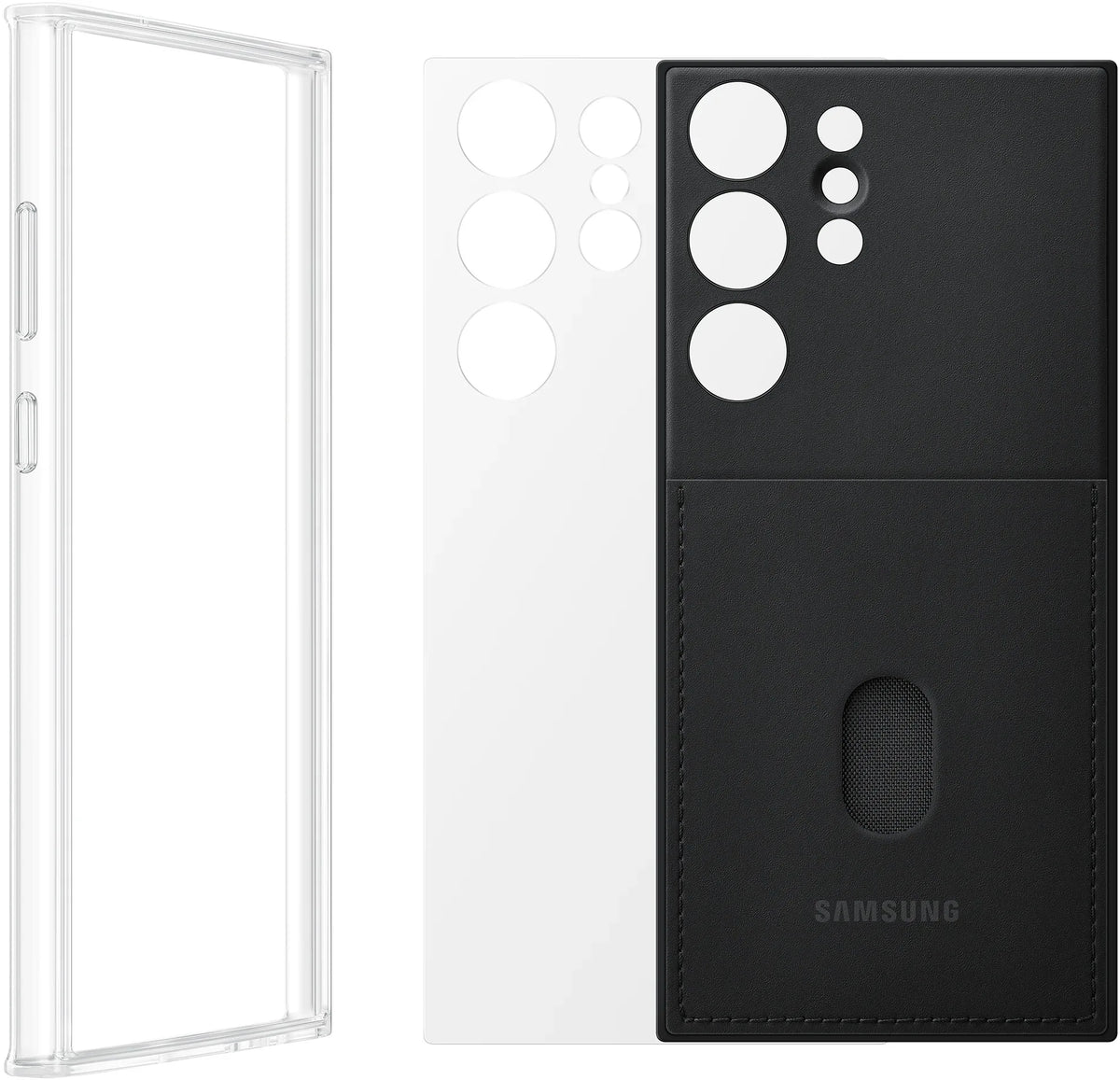 Samsung Frame Cover Galaxy S23 Ultra 5G Black - Essentify