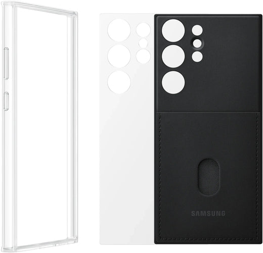 Samsung Frame Cover Galaxy S23 Ultra 5G Black - Essentify