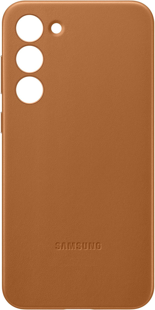 Samsung Leather Cover Galaxy S23+ 5G Camel - Essentify