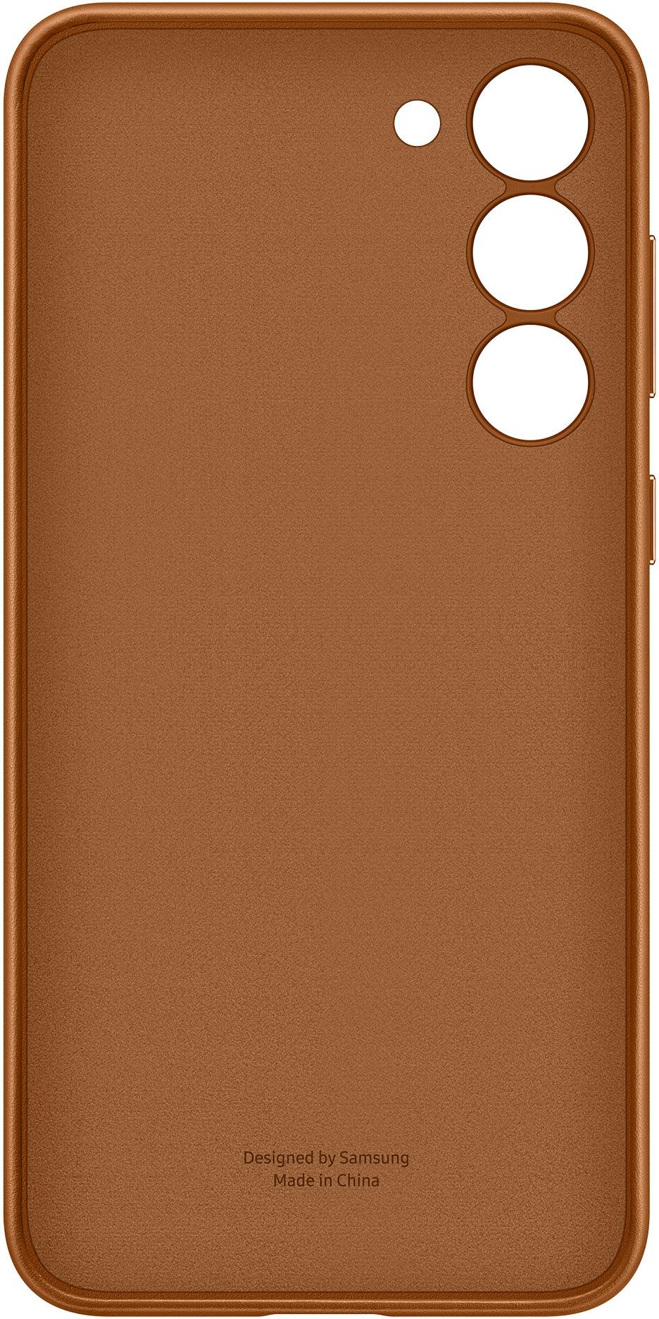 Samsung Leather Cover Galaxy S23+ 5G Camel - Essentify