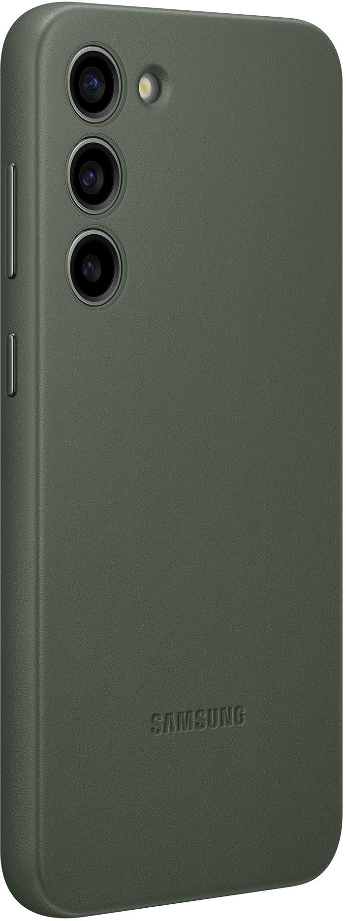 Samsung Leather Cover Galaxy S23+ 5G Green - Essentify