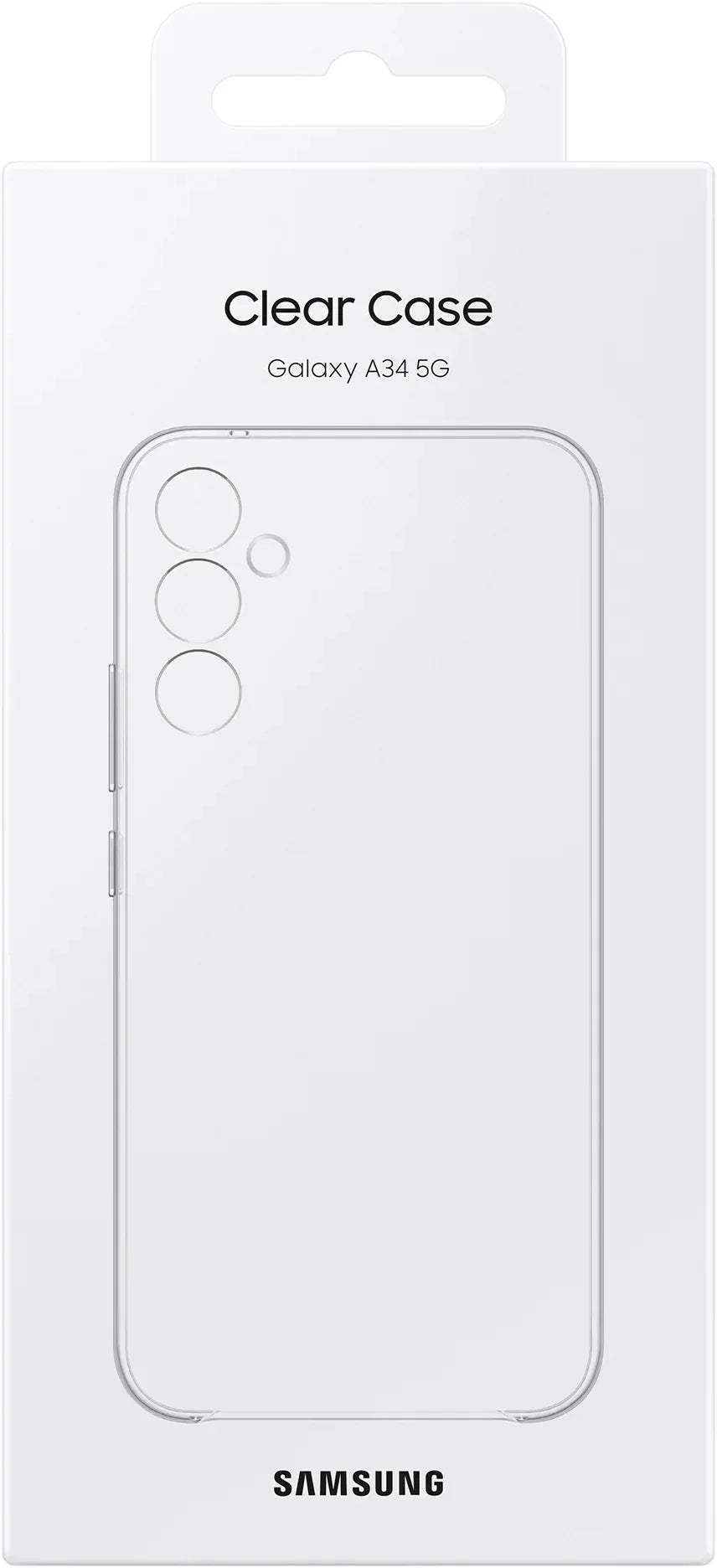 Samsung Clear Case Galaxy A34 5G Transparent - Essentify