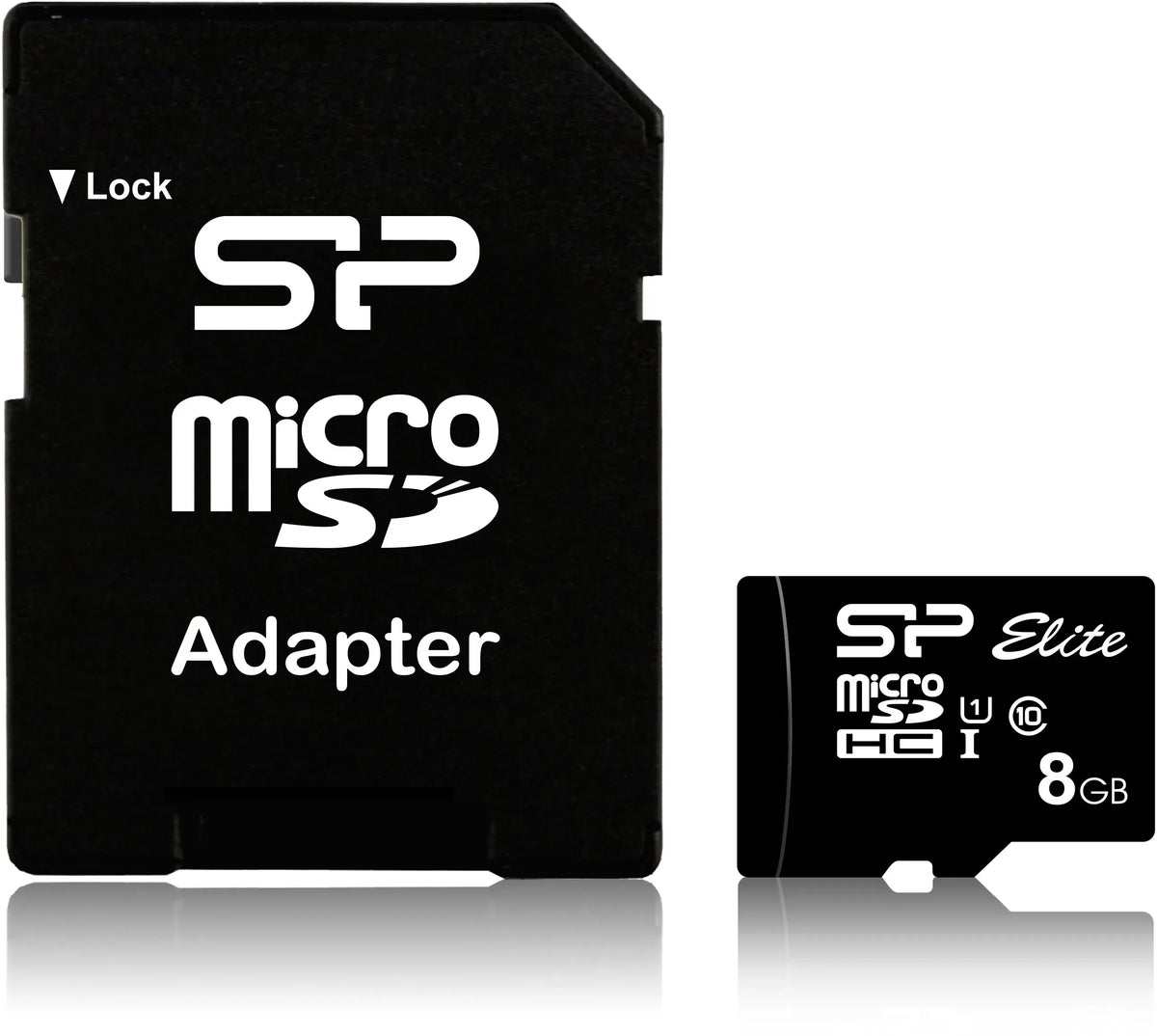 Silicon Power Micro Sdhc Incl. Sd Adapter 8Gb Uhs-1 Class 10 - Essentify