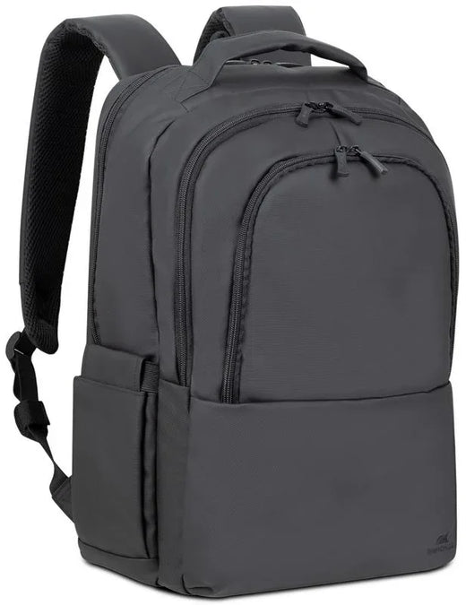 Rivacase Tegel Coated Eco Laptop Backpack 15.6Inch Black - Essentify