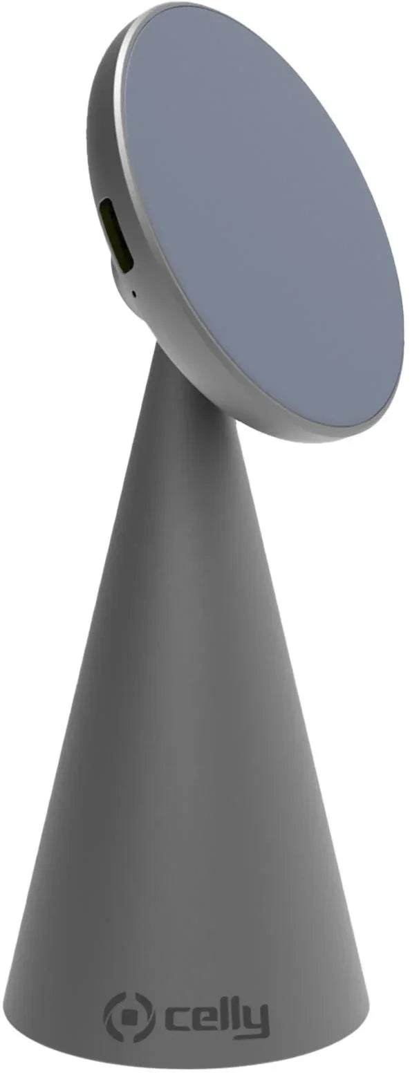 Celly Magstandcharge Magsafe Wireless Charger Holder Grey - Essentify