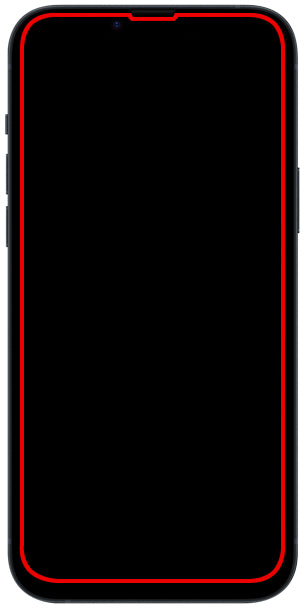 Mobilize Privacy Glass Screen Protector - Black Frame - For Apple Iphone 15 Pro Max