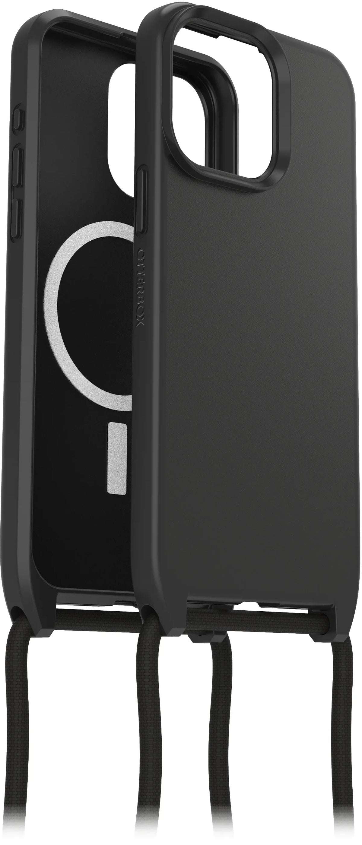 Otterbox React Series Necklace Magsafe Apple Iphone 15 Pro Max Black - Essentify
