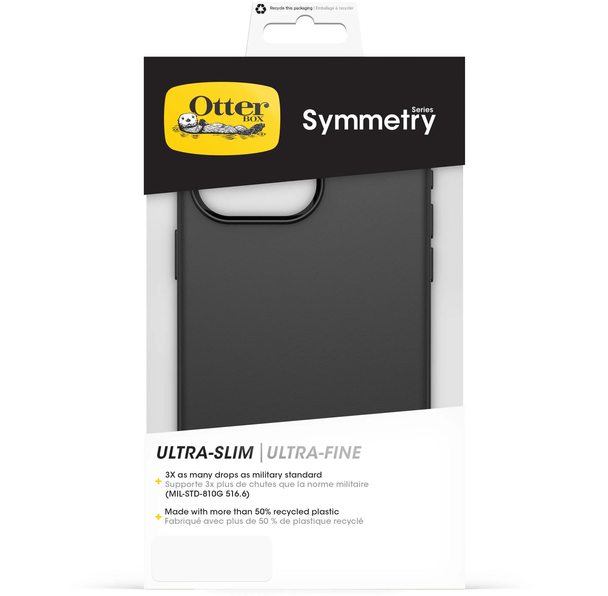 Otterbox Symmetry Case Apple Iphone 15 Pro Max Black - Essentify