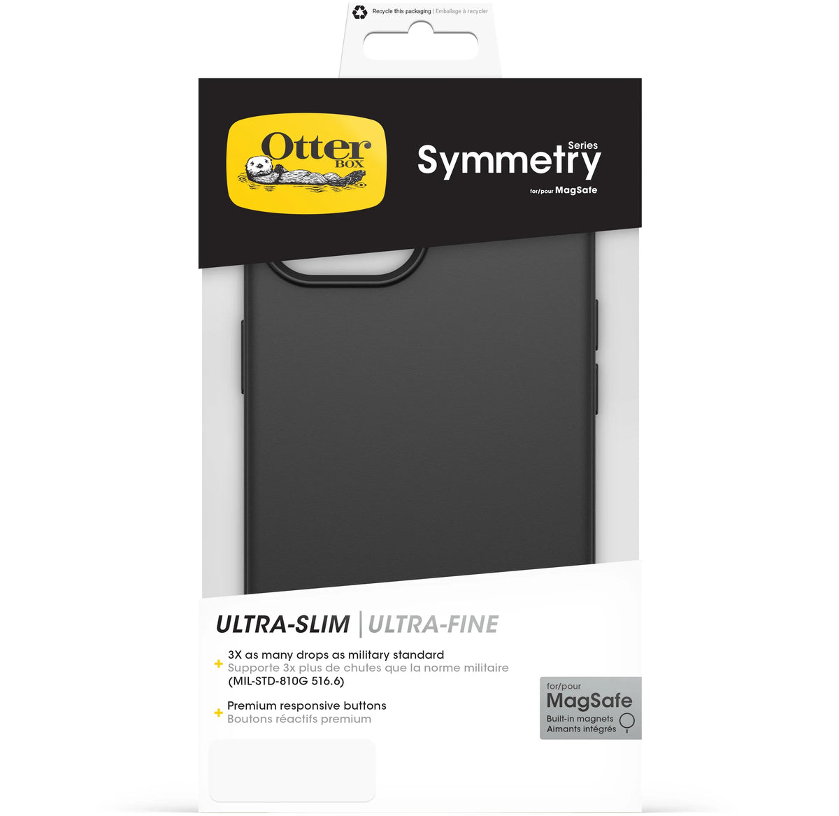 Otterbox Symmetry+ Case Apple Iphone 13/14/15/16E Black - Essentify