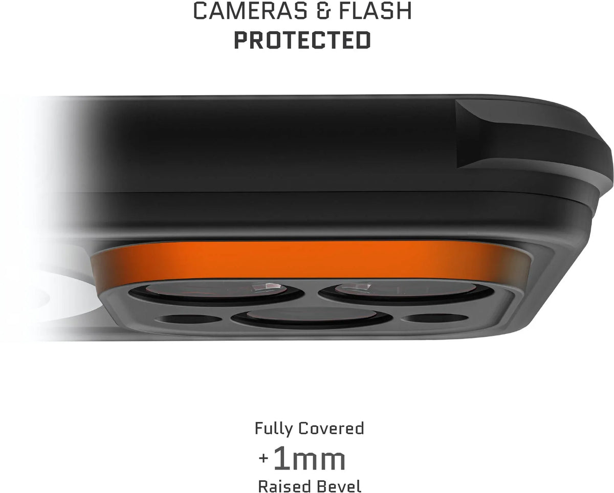 Ghostek Nautical Waterproof Magsafe Case + Belt Swivel Holster Apple Iphone 15 Pro Clear - Essentify