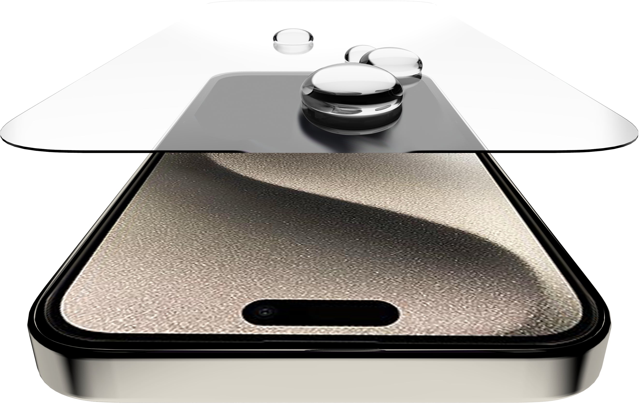 Itskins Supreme Glass Screen Protector With Alignment Tool Apple Iphone 15 Pro Max Clear