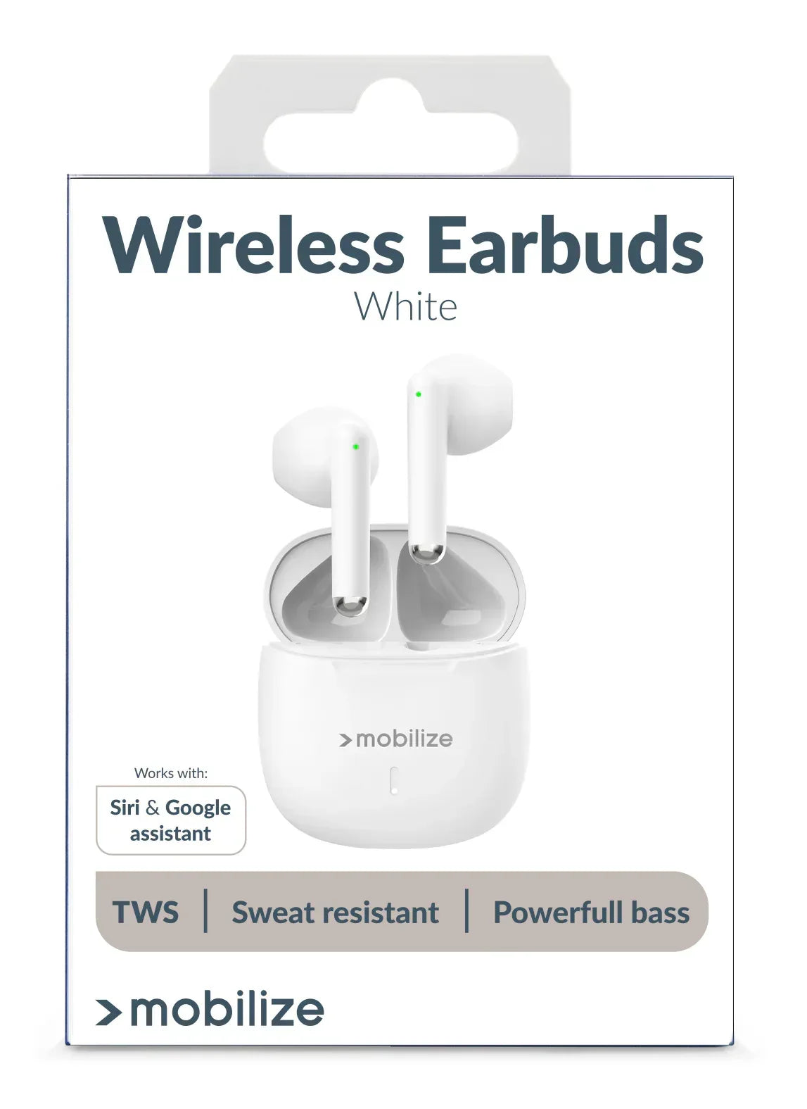Mobilize Tws Earbuds White - Essentify