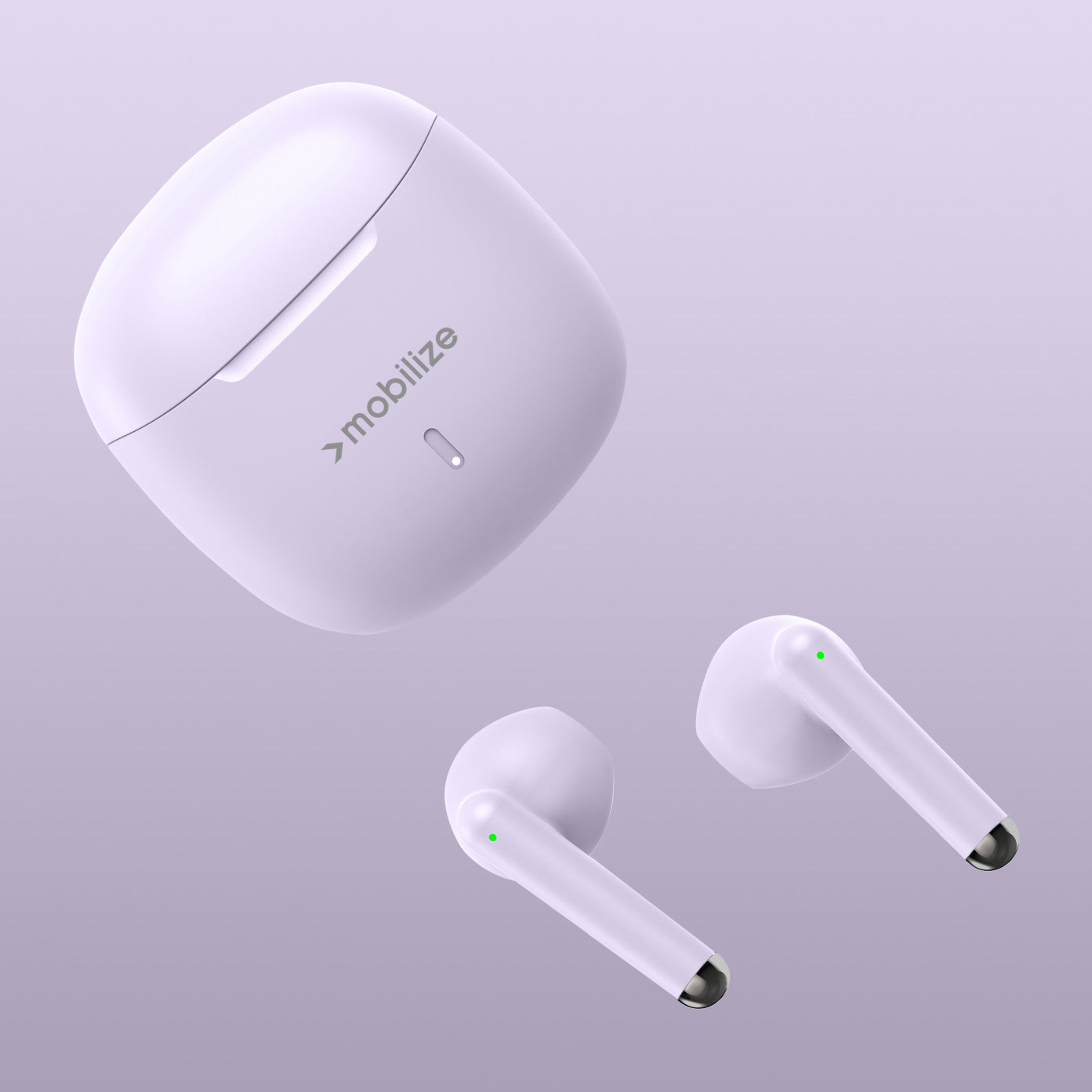 Mobilize Tws Earbuds Pastel Purple