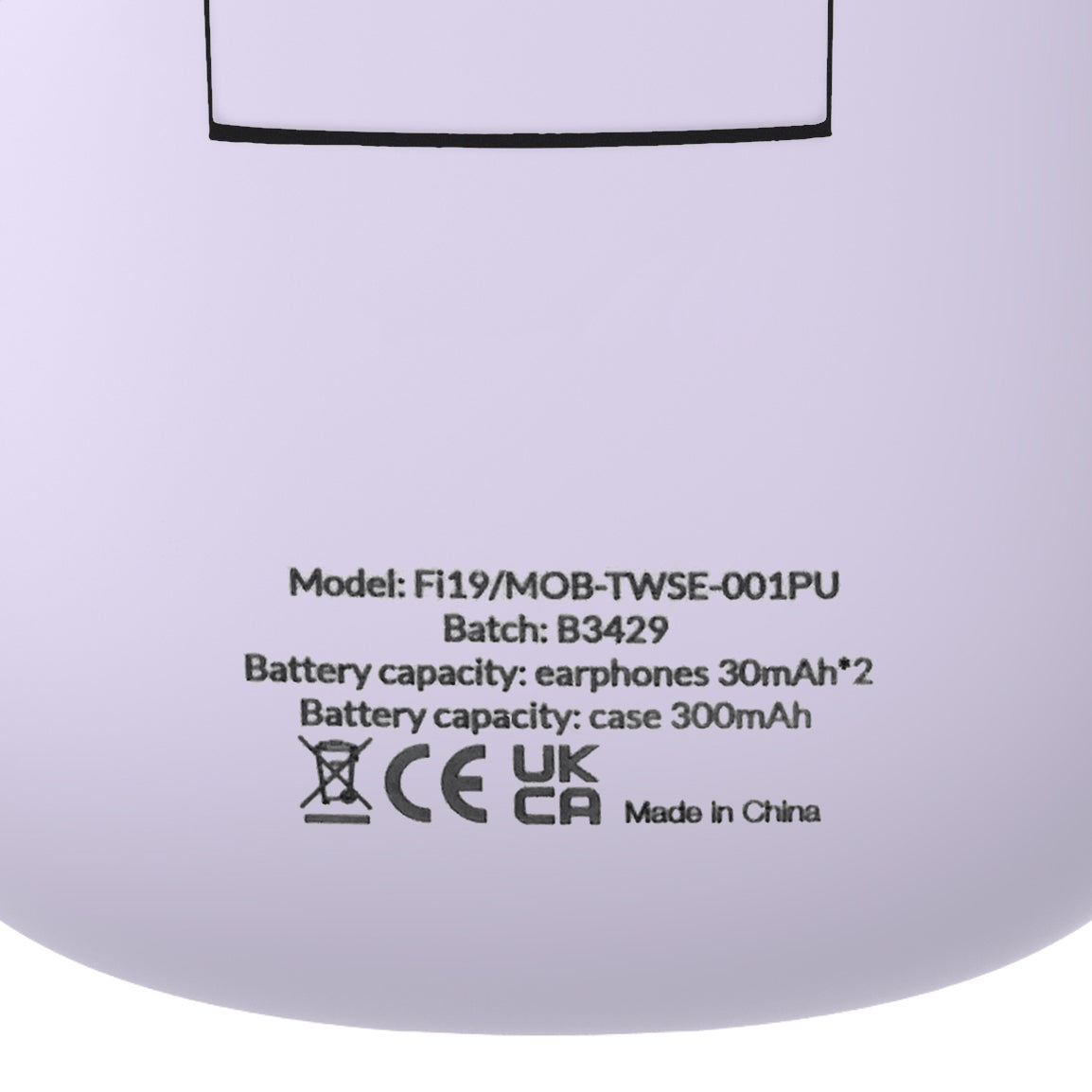 Mobilize Tws Earbuds Pastel Purple