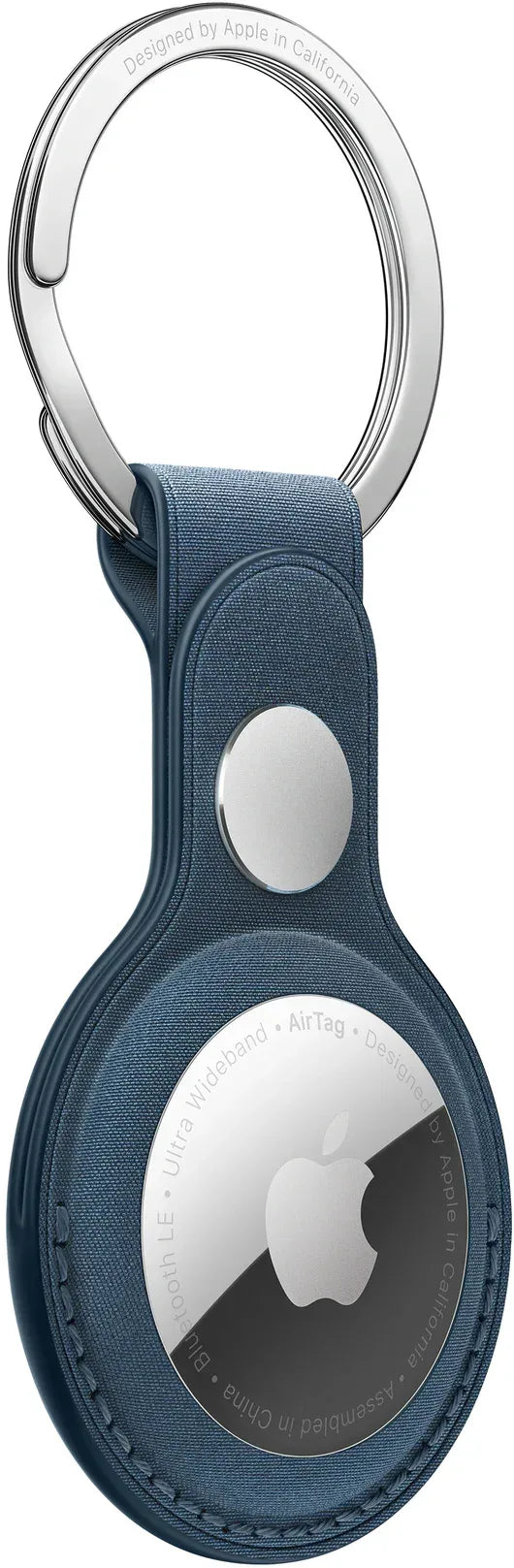 Apple Airtag Finewoven Key Ring Pacific Blue - Essentify