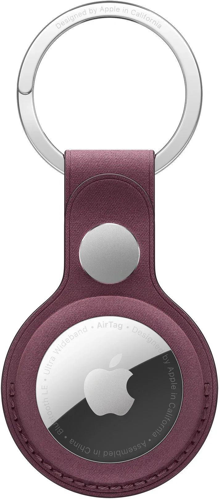 Apple Airtag Finewoven Key Ring Mulberry - Essentify