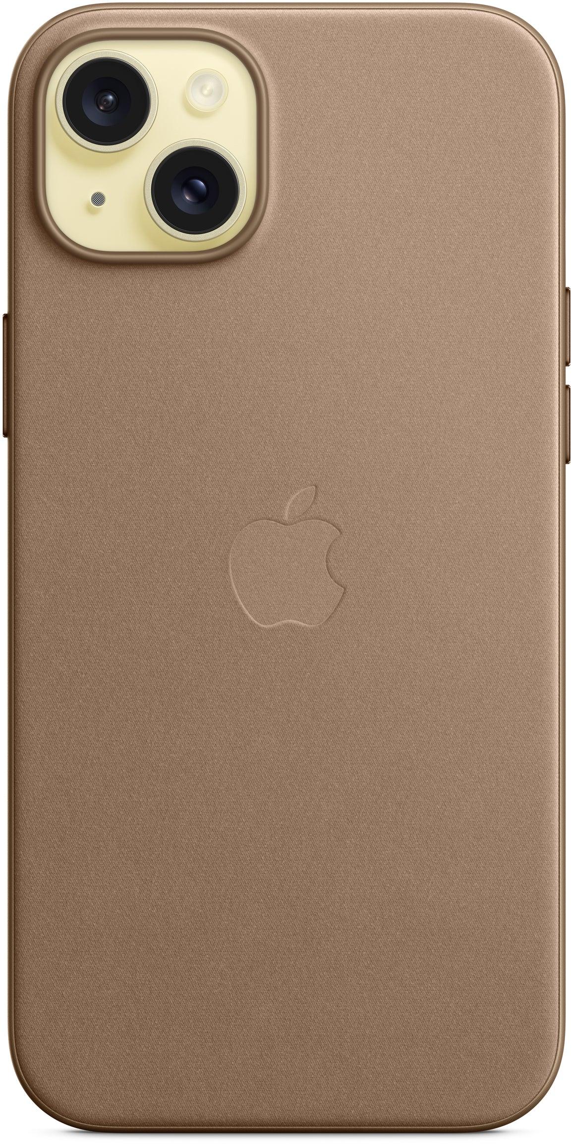 Apple Finewoven Case With Magsafe Iphone 15 Plus Taupe - Essentify