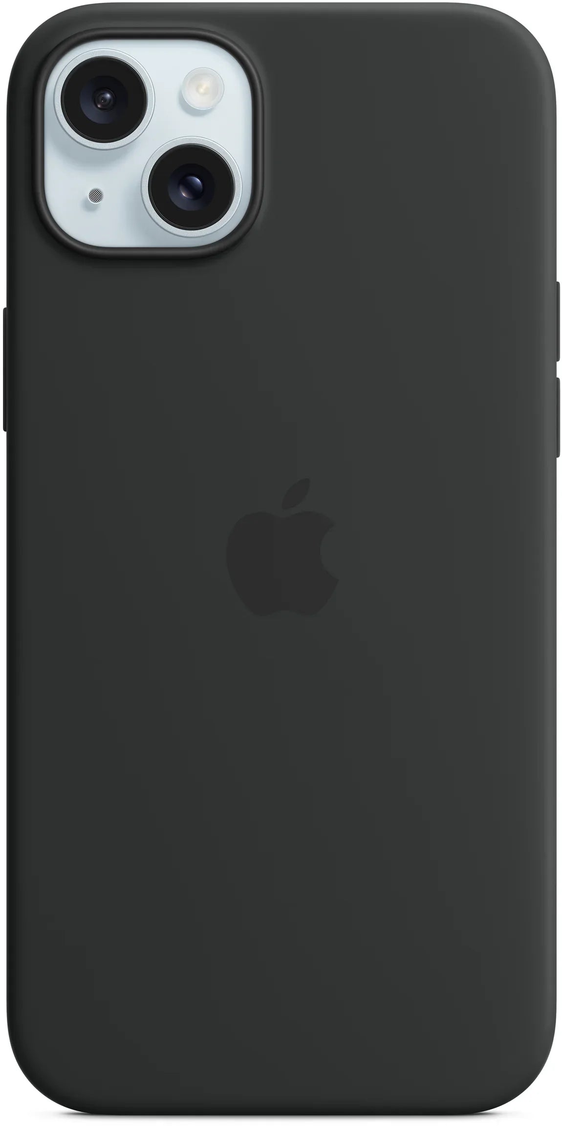 Apple Silicone Case With Magsafe Iphone 15 Plus Black - Essentify