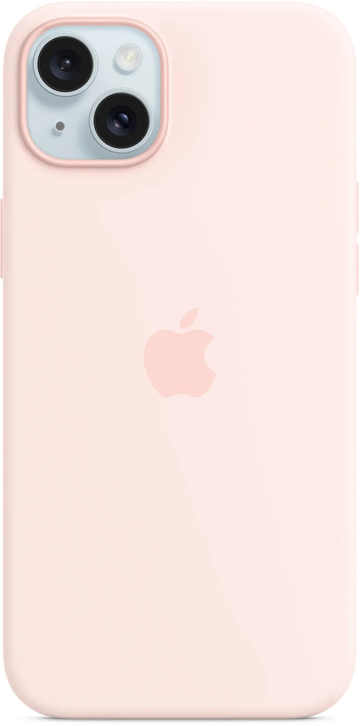 Apple Silicone Case With Magsafe Iphone 15 Plus Light Pink - Essentify