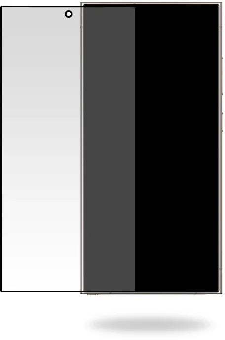 Mobilize Glass Screen Protector - Black Frame - Samsung Galaxy S24 Ultra 5G - Essentify