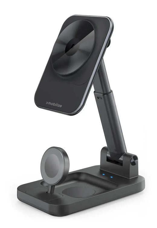 Mobilize 3In1 Charger Station Magsafe Compatible 15W Black - Essentify
