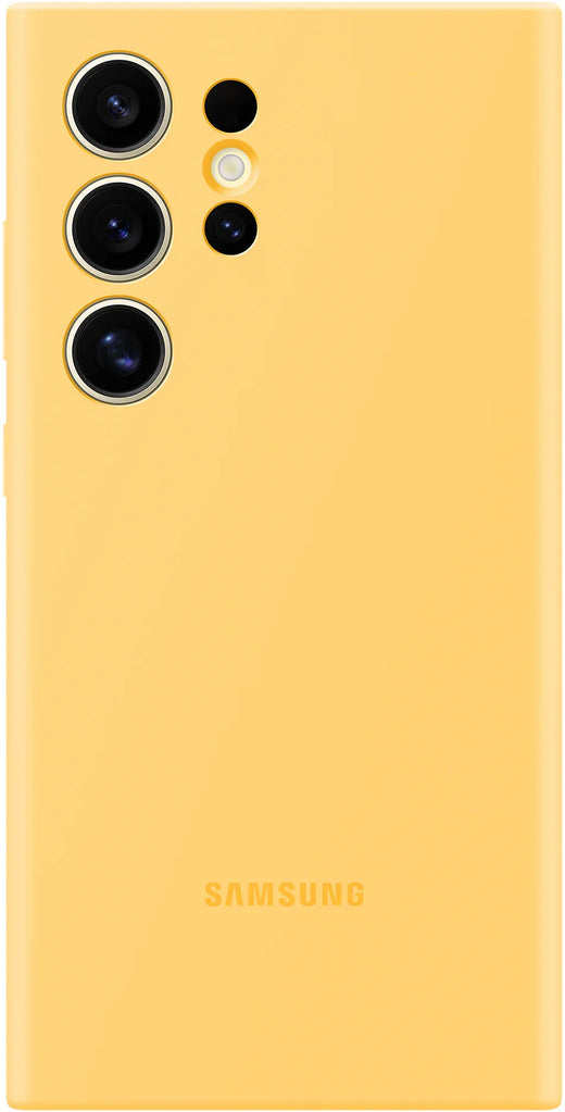 Samsung Silicone Cover Galaxy S24 Ultra 5G Yellow - Essentify