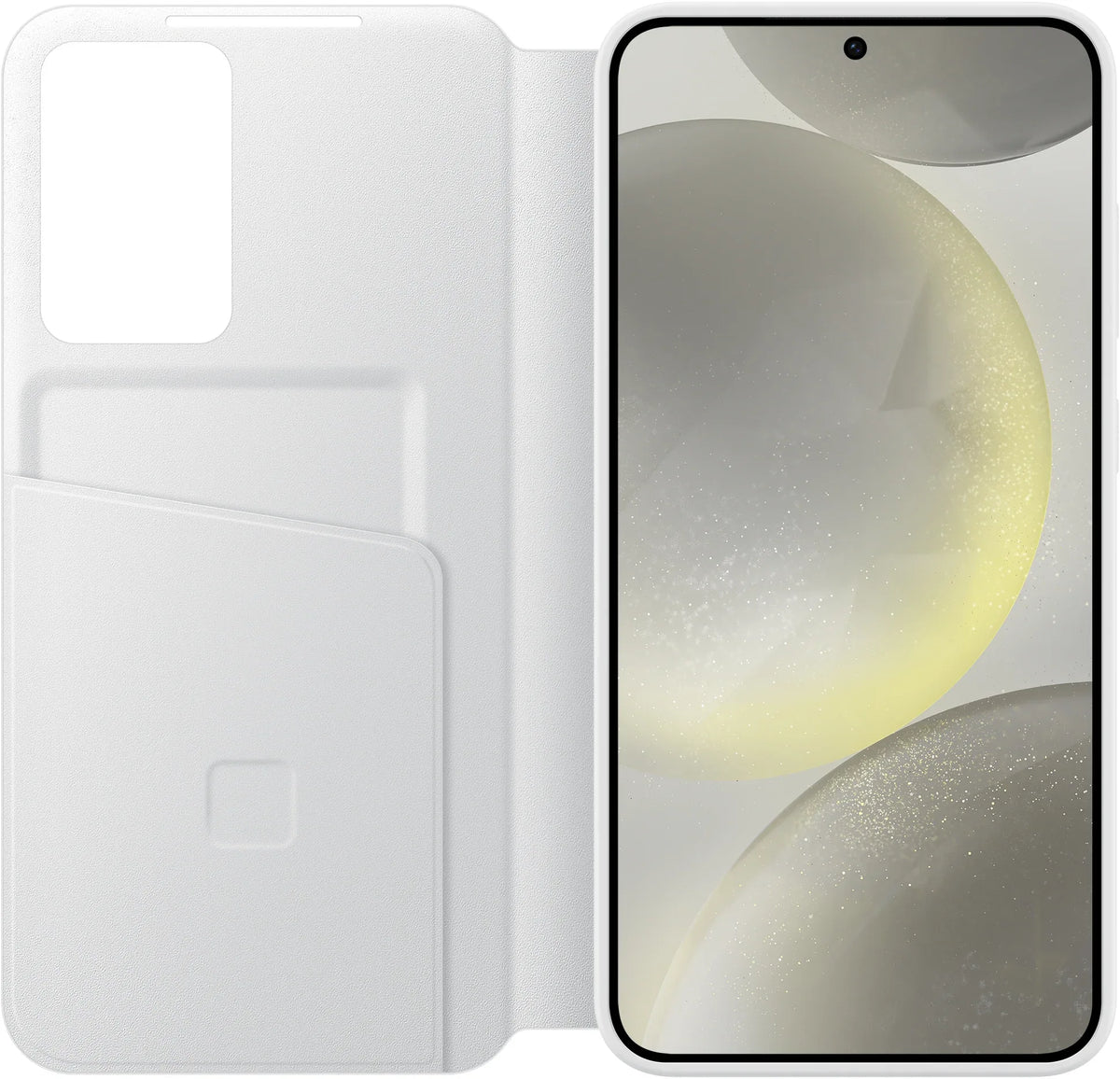 Samsung Smart View Wallet Case Galaxy S24+ 5G White - Essentify
