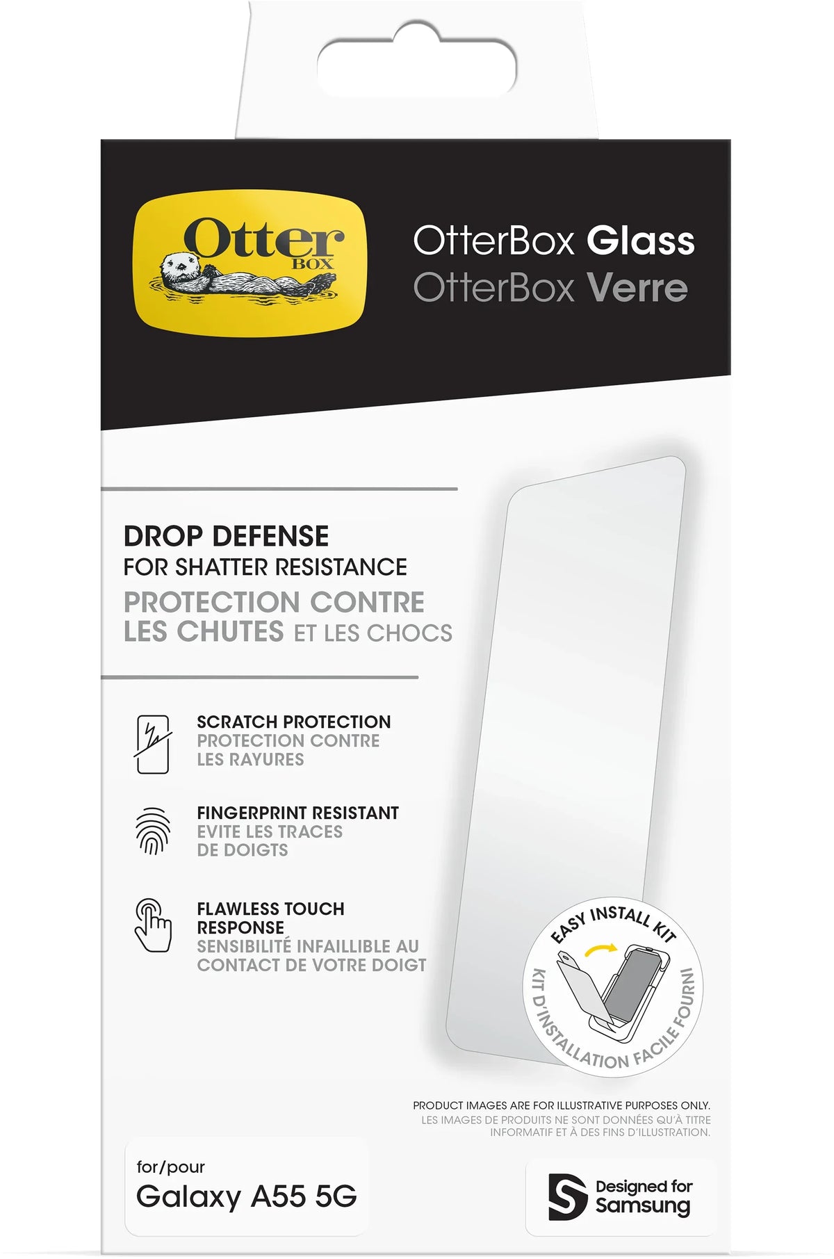 Otterbox Glass Screen Protector Samsung Galaxy A55 5G Clear - Essentify