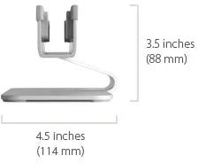 Rain Design Mtower Vertical Laptop Stand Silver - Essentify