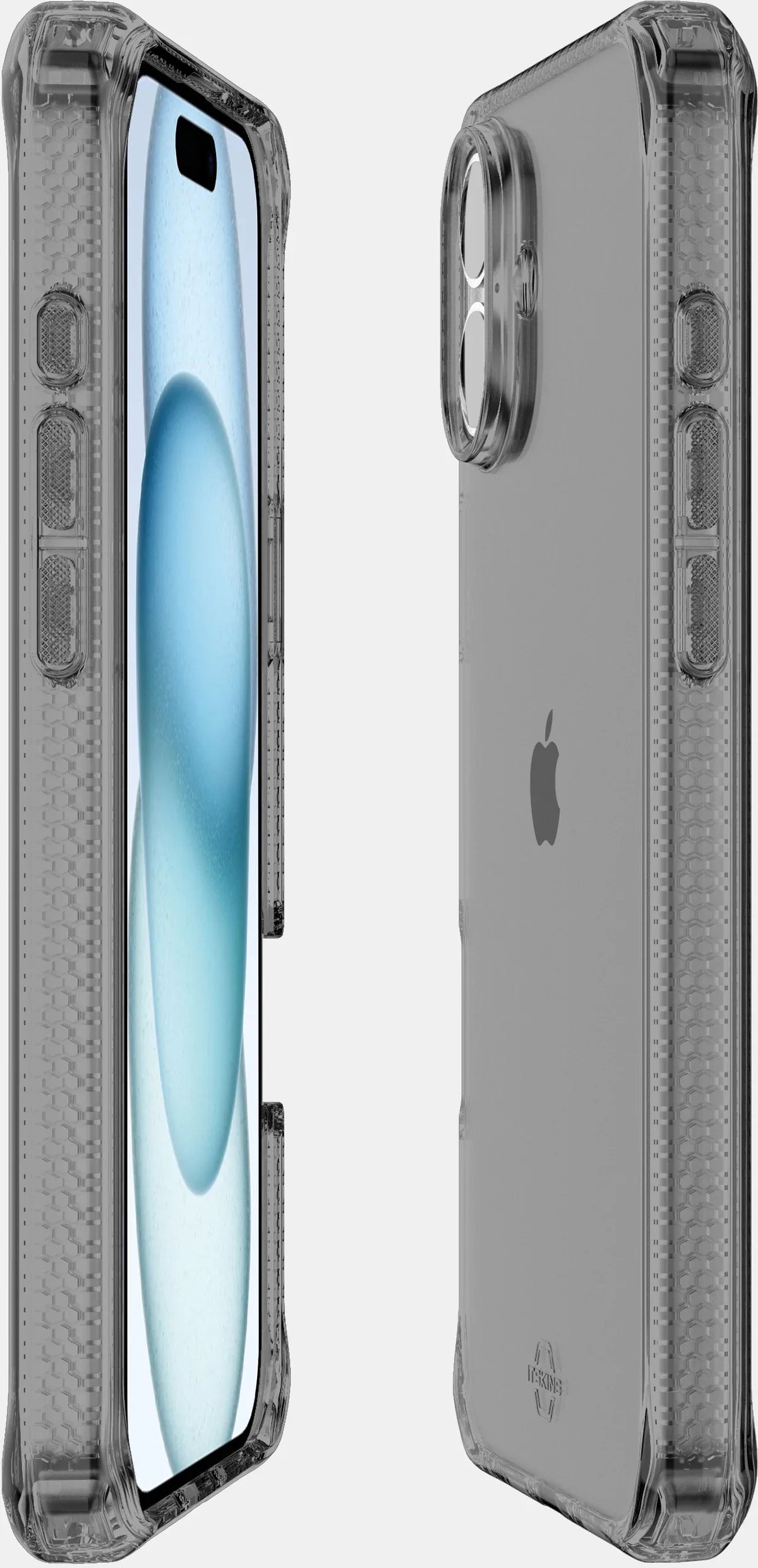 Itskins Level 2 Spectrumclear_R For Apple Iphone 16 Smoke - Essentify