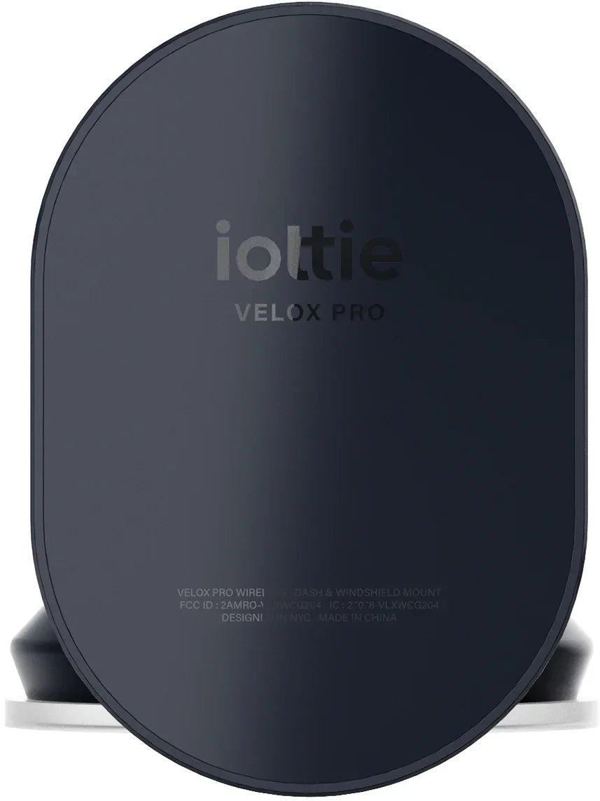 Iottie Velox Pro Wireless Dash/Windshield Mount Black - Essentify