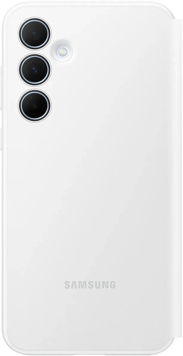 Samsung Smart Clear View Cover Galaxy A35 5G White - Essentify