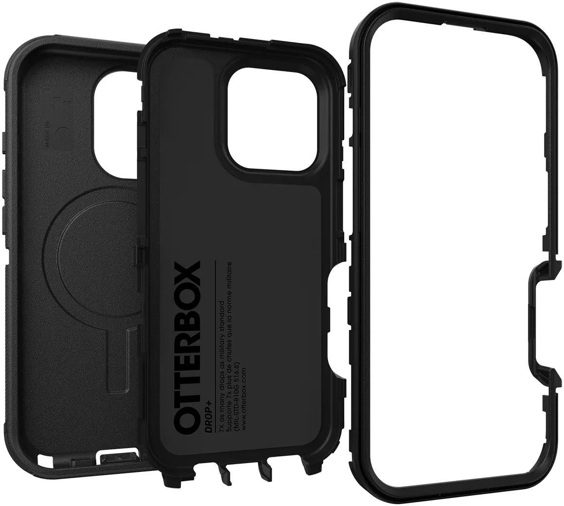 Otterbox Defender Series Xt With Magsafe Apple Iphone 16 Pro Black - Essentify