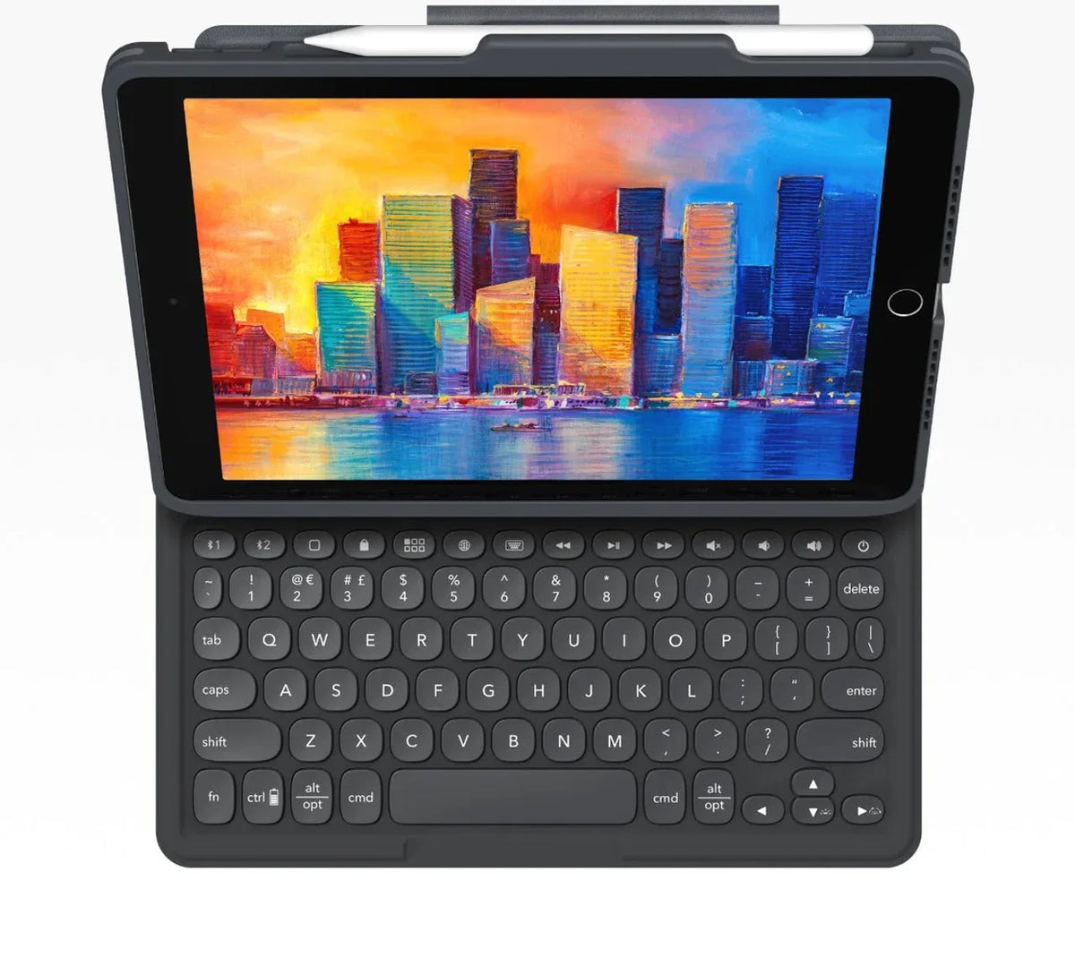 Zagg Pro Keys Bluetooth Keyboard Case For Apple Ipad 10.9 (2022)/Ipad 11 (2025) Qwerty Black - Essentify