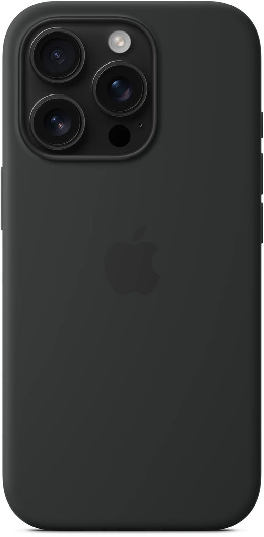Apple Silicone Case With Magsafe Iphone 16 Pro Black - Essentify