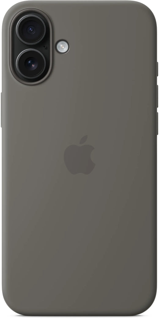 Apple Silicone Case With Magsafe Iphone 16 Plus Stone Grey - Essentify
