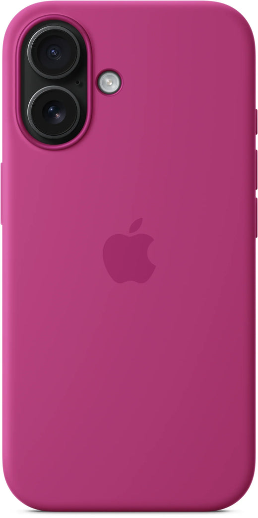 Apple Silicone Case With Magsafe Iphone 16 Fuchsia - Essentify