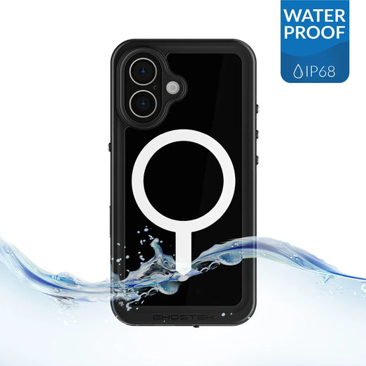 Ghostek Nautical Slim Waterproof Magsafe Case Apple Iphone 16 Black - Essentify