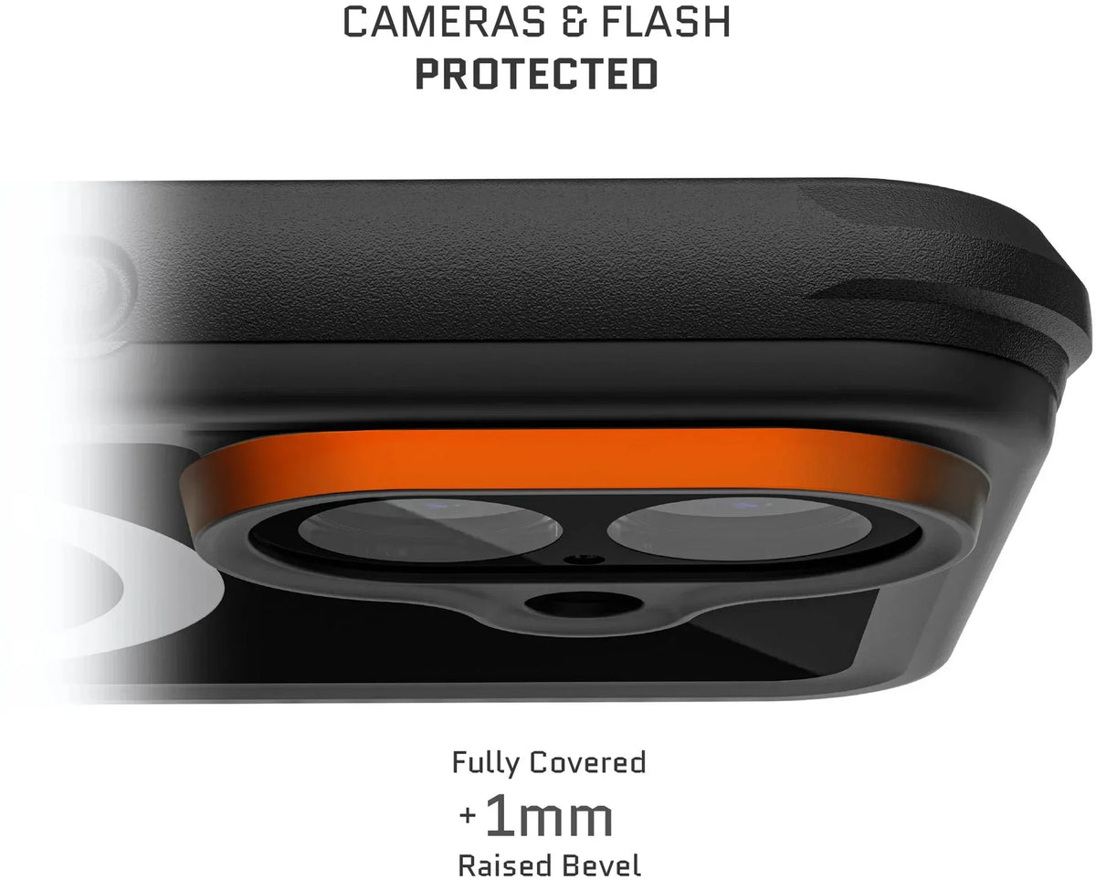 Ghostek Nautical Waterproof Magsafe Case + Belt Swivel Holster Apple Iphone 16 Black - Essentify