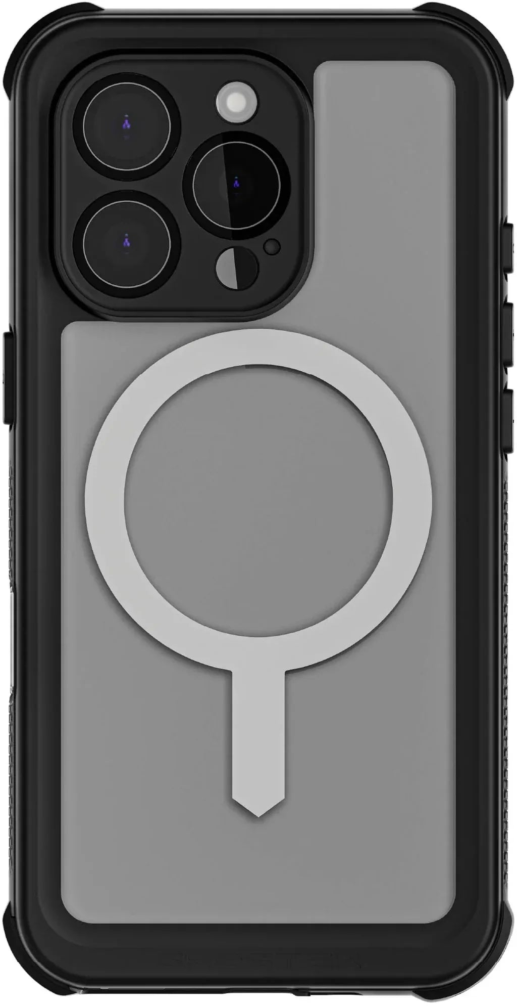 Ghostek Nautical Waterproof Magsafe Case + Belt Swivel Holster Apple Iphone 16 Pro Clear - Essentify