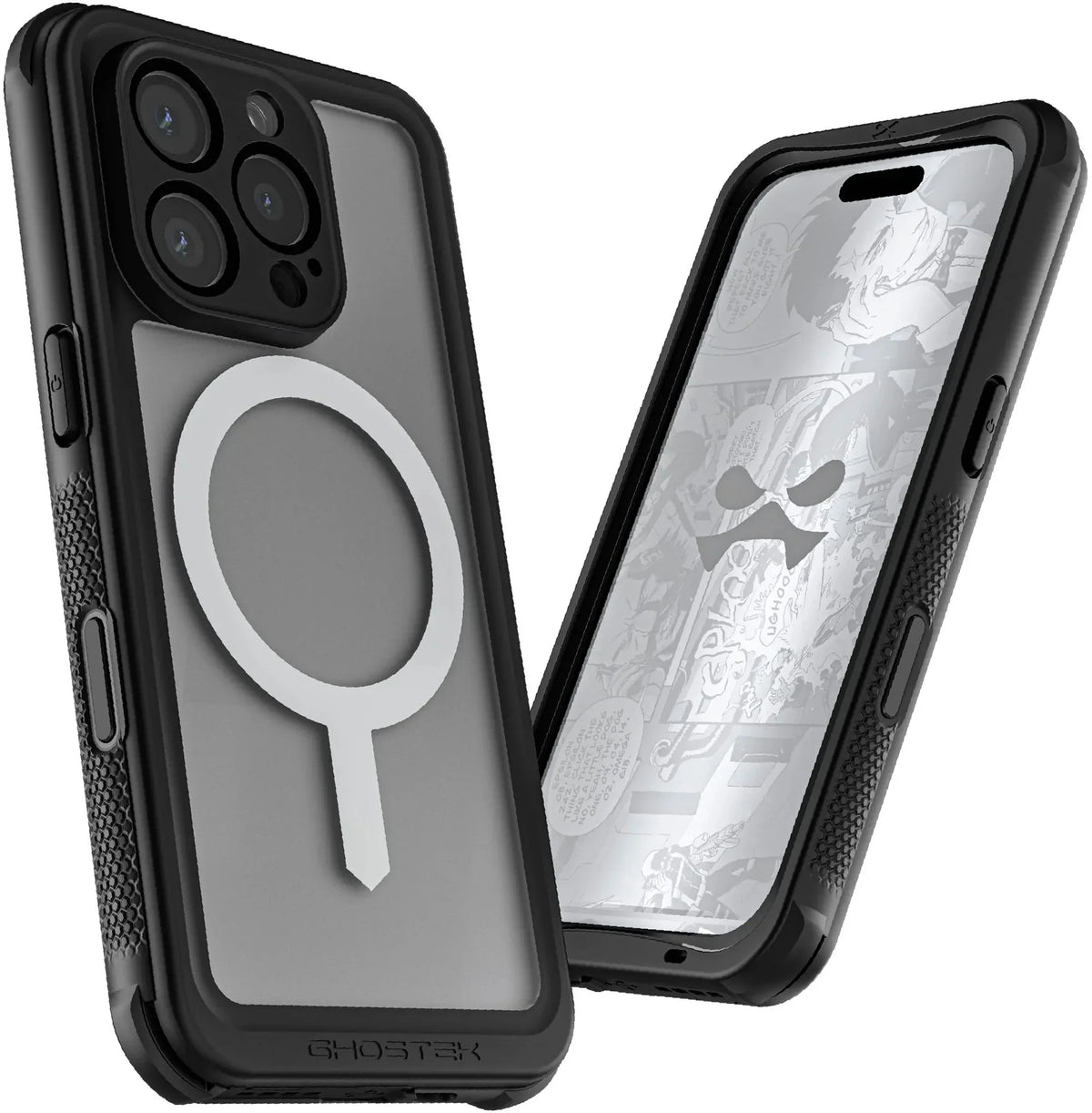 Ghostek Nautical Waterproof Magsafe Case + Belt Swivel Holster Apple Iphone 16 Pro Clear - Essentify