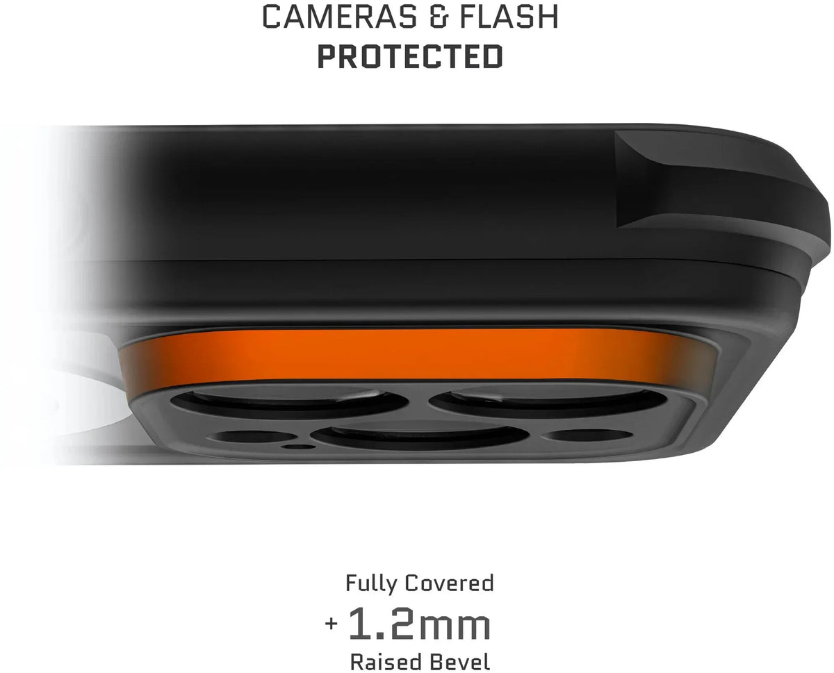 Ghostek Nautical Waterproof Magsafe Case + Belt Swivel Holster Apple Iphone 16 Pro Clear - Essentify