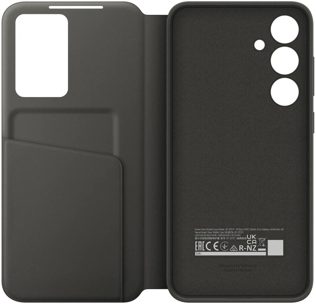 Samsung Smart View Wallet Case Galaxy S24 Fe 5G Black - Essentify