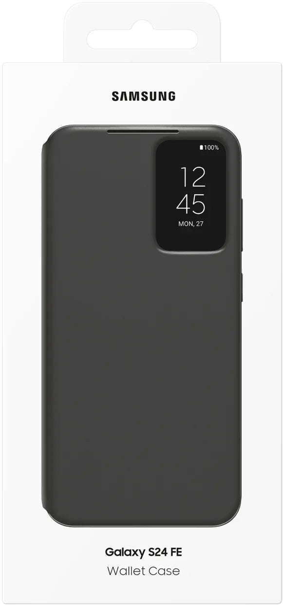 Samsung Smart View Wallet Case Galaxy S24 Fe 5G Black - Essentify