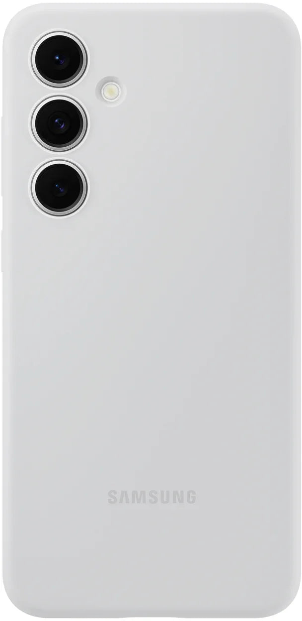Samsung Silicone Cover Galaxy S24 Fe 5G Grey - Essentify